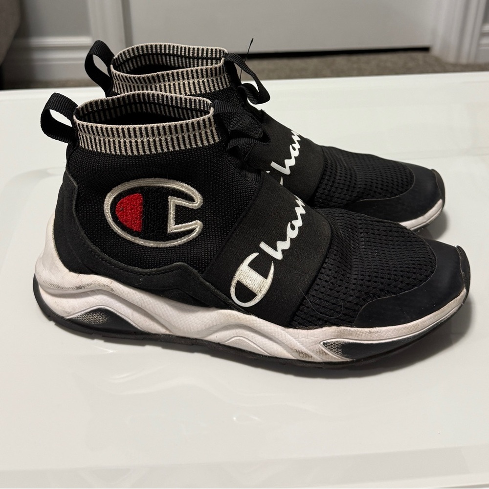 Champion Black and White Sneakers Classic Athletic Design